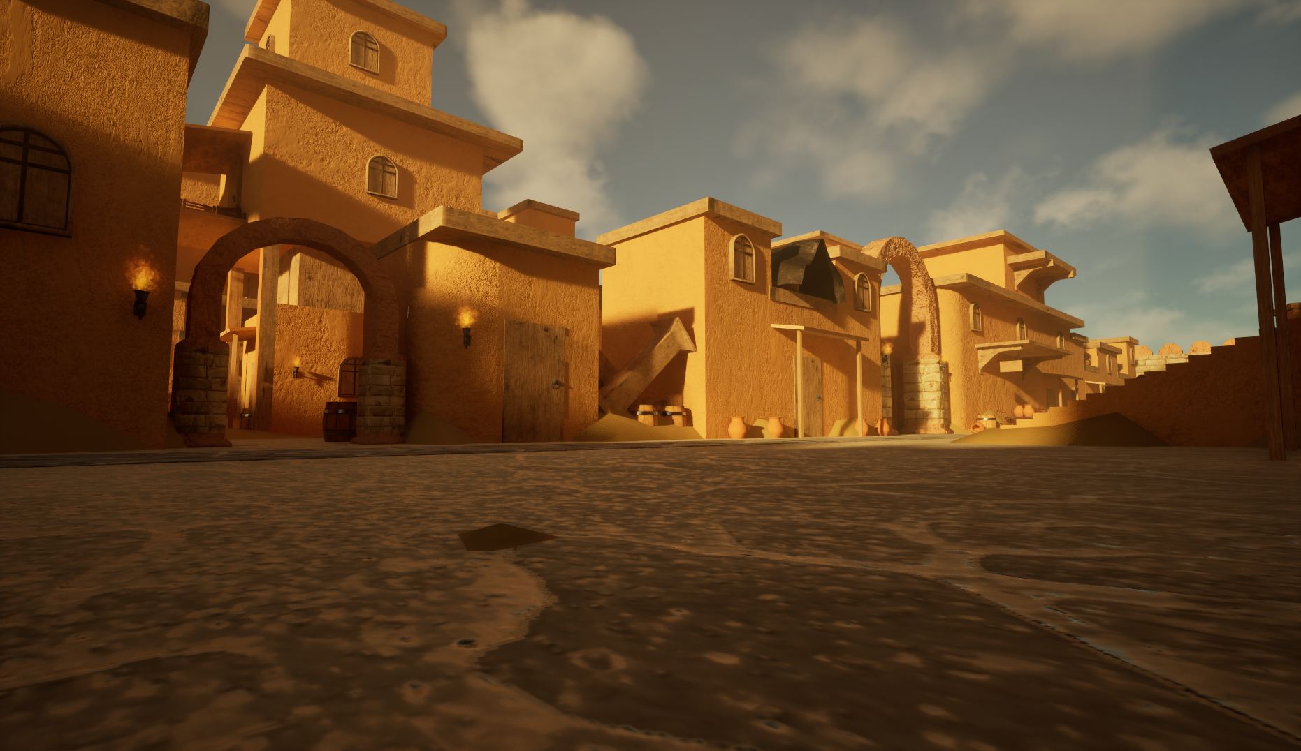 Next to King David's Palace